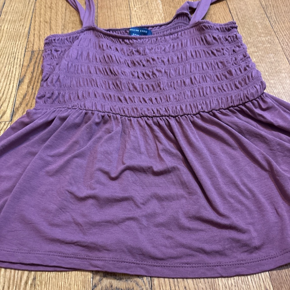 American Eagle Outfitters Mauve Tank Top - Picture 2 of 4